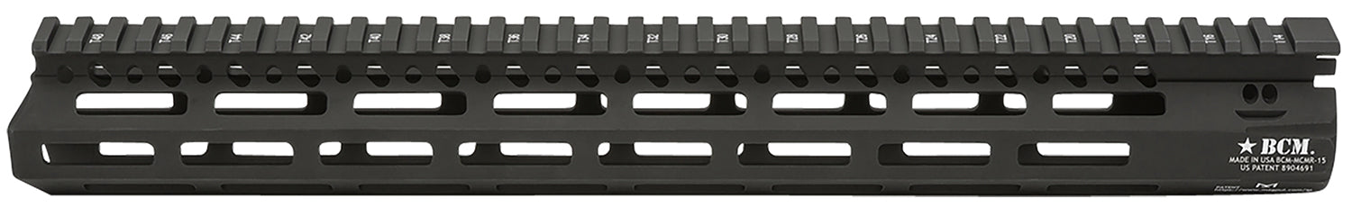 BCM MCMR13556BLK BCMGunfighter MCMR 13" M-LOK, Free-Floating Style Made of Aluminum with Black Anodized Finish for AR-Platform