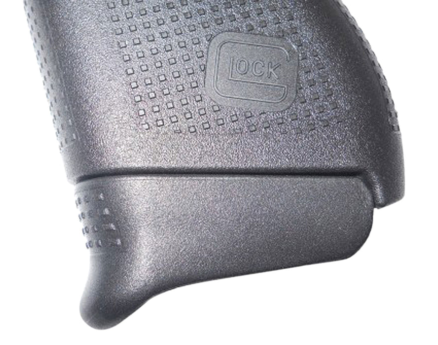 Pearce Grip PG43+1 Magazine Extension  made of Polymer with Black Finish & 3/4" Gripping Surface for Glock 43 (Adds 1rd)