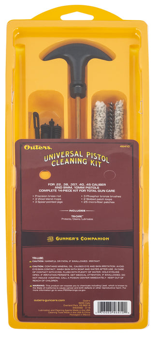 Outers 46410 Brass Rod Universal Pistol Kit Universal Pistol, Includes Reusable Clamshell for Storage