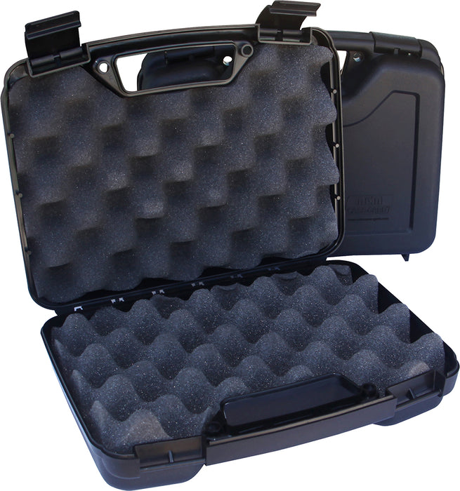 MTM Case-Gard SS-2500 Single Handgun Case  Black Polypropylene Holds Handgun w/ 4" Barrel or Less