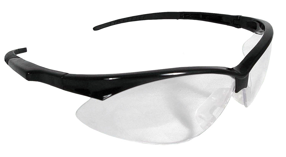 Radians OB110CS Outback Shooting Glasses Adult Clear Lens Anti-Fog Black Frame