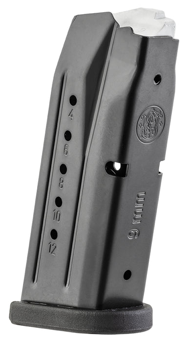 Smith & Wesson 194540000 M&P Compact 12rd 9mmLuger Blued Steel