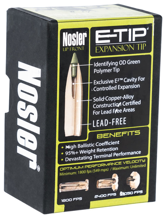 Nosler 59380 E-Tip  30 Cal .308 110 gr Spitzer/ 50 Per Box