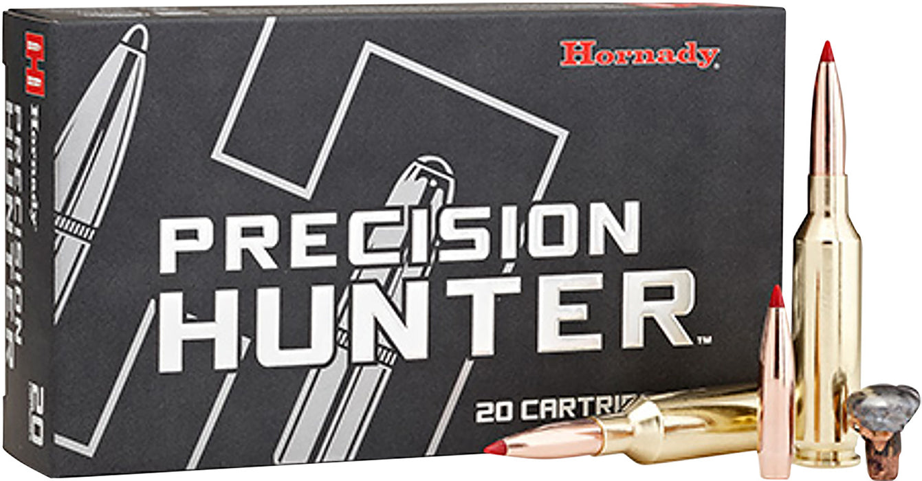 Hornady 80558 Precision Hunter  270 WSM 145 gr 3100 fps Extremely Low Drag-eXpanding (ELD-X) 20 Bx/10 Cs