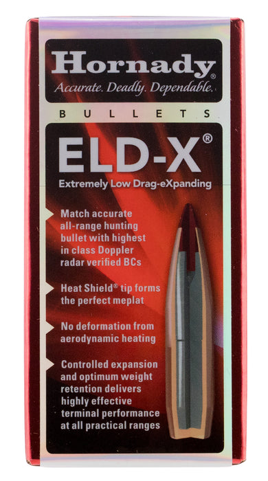 Hornady 25418 ELD-X  25 Cal .257 110 gr Extremely Low Drag eXpanding 100 Per Box/ 25 Case