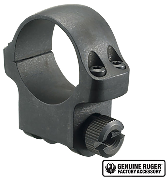 Ruger 90278 4BHM Scope Ring  Matte Black 1" Medium