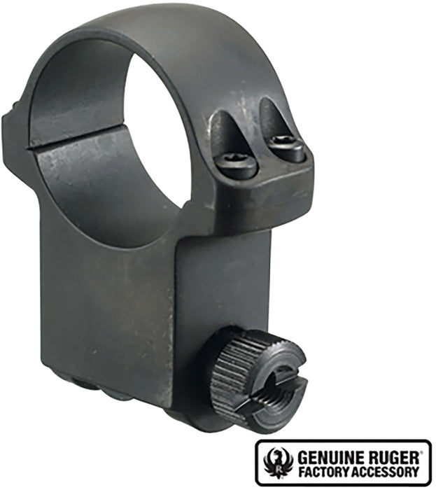 Ruger 90280 6BHM Scope Ring  Matte Black 1" Extra High