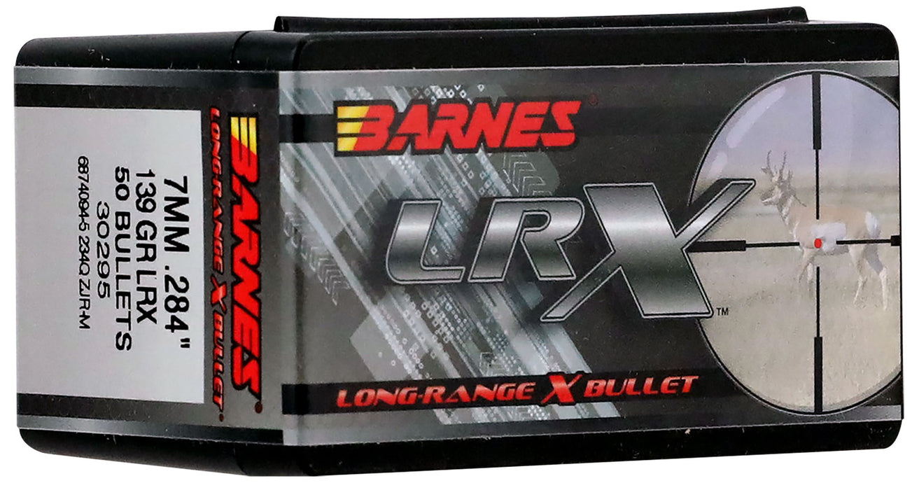 Barnes Bullets 30295 LRX Long Range 7mm 139gr Boat Tail 50/Box