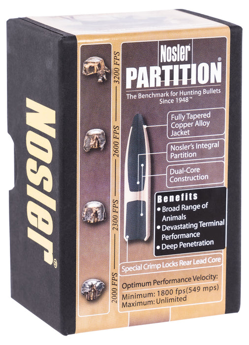 Nosler 16319 Partition  6.5 Creedmoor .264 100 gr Partition Spitzer/ 50 Per Box