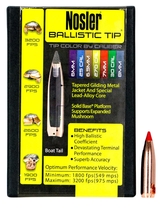 Nosler 28140 Ballistic Tip  7mm .284 140 GR Spitzer/ 50 Per Box