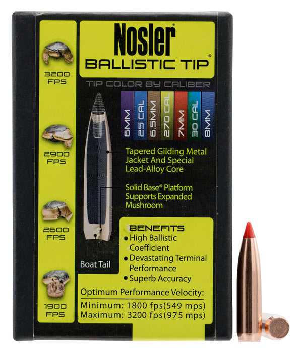 Nosler 28150 Ballistic Tip  7mm .284 150 GR Spitzer, 50 Per Box