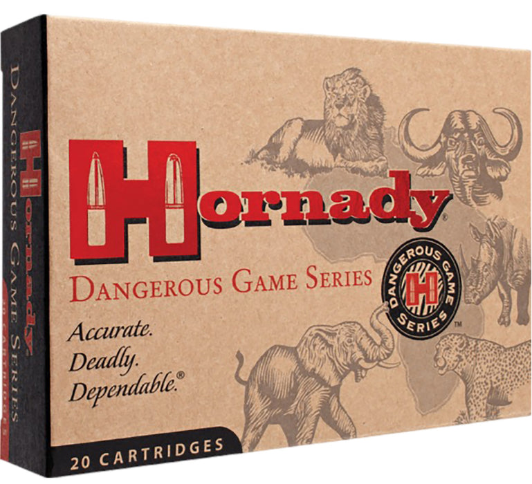 Hornady 8239 Dangerous Game  404 Jeffery 400 gr 2300 fps Dangerous Game Solid (DGS) 20 Bx/6 Cs