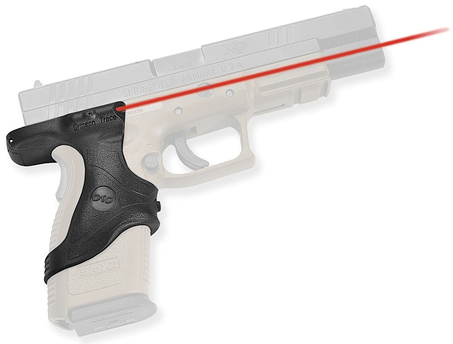 Crimson Trace 01-2070-1 LG-446 Lasergrips  Black Red Laser Springfield Armory XD9/XD40