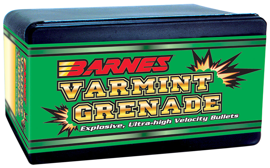 Barnes Bullets 30198 Varmint Grenade Ultra High Velocity 223Rem 50gr Flat Base Hollow Point 100/Box