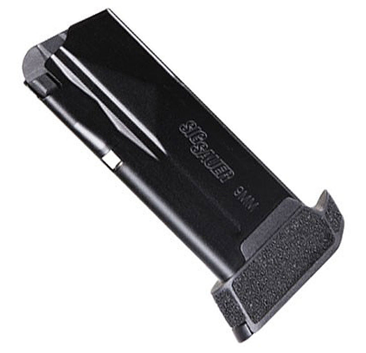 Sig Sauer MAG365912 P365 Micro Compact 12rd Extended 9mm Luger Fits Sig P365/P365XL/P365 Micro Compact Blued Steel