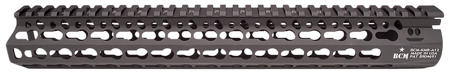 BCM KMRA13556BK KMR Alpha Handguard 13" Keymod Style Made of Aluminum with Black Anodized Finish for AR-15