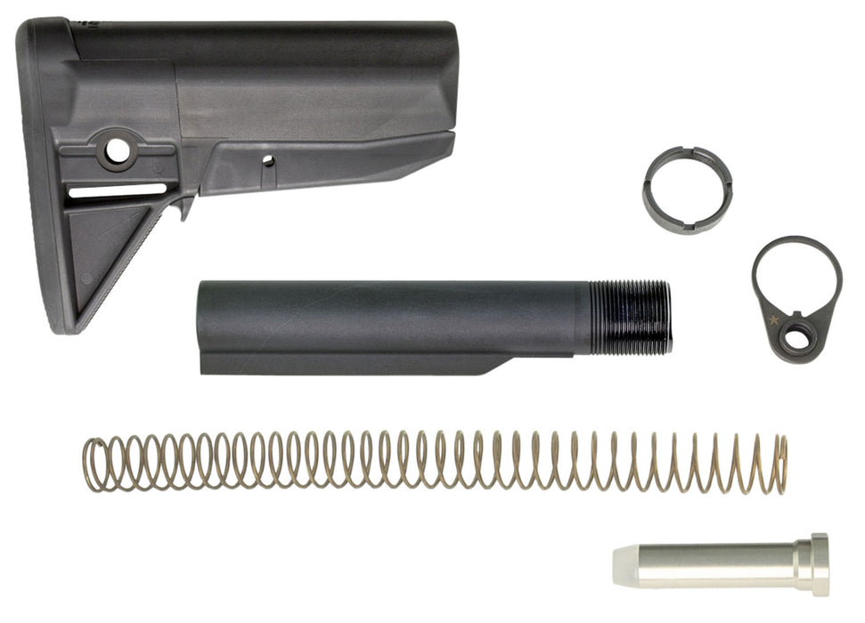 BCM GFSKMOD0BLK BCMGunfighter Mod 0 Kit Black Synthetic for AR-Platform Includes Stock Tube