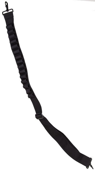 Blackhawk 43SS15BK Shotgun Shell Sling Black Nylon Webbing 2" Wide Shell Loops Adjustable Two-Point Design