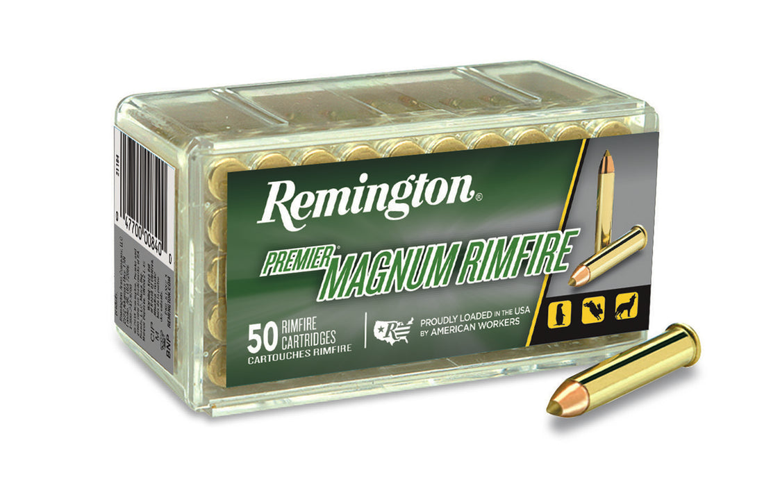 Remington Ammunition 21184 Premier Gold Box Rimfire 22 WMR 33 gr Accu Tip-V 50 Bx/ 40 Cs