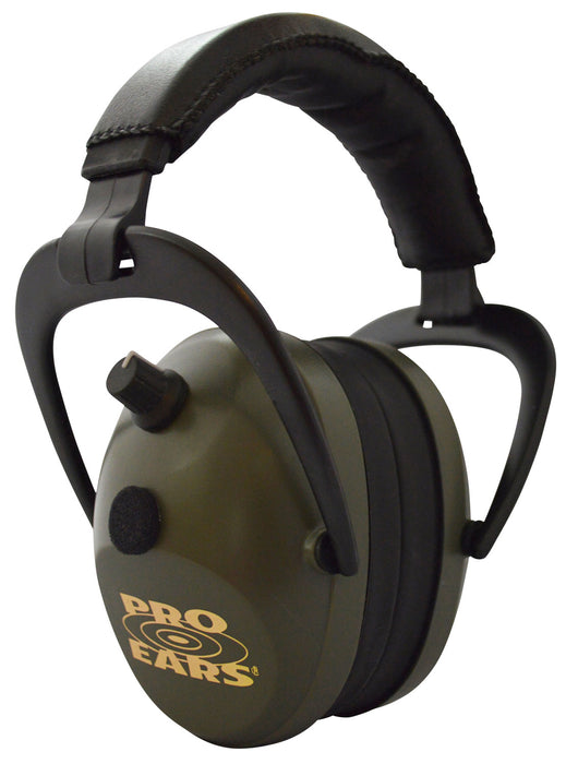 Pro Ears PEG2SMG Gold II Electronic Muff 26 dB Over the Head Black/Green Adult 1 Pair