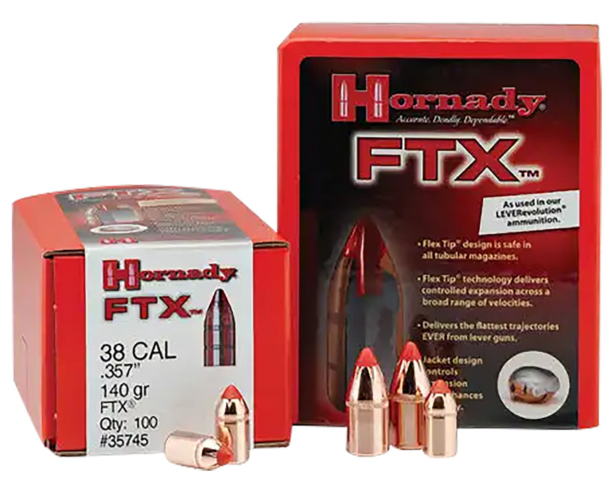 Hornady 4305 FTX  44 Cal .430 265 gr Flex Tip eXpanding 50 Per Box/ 15 Case