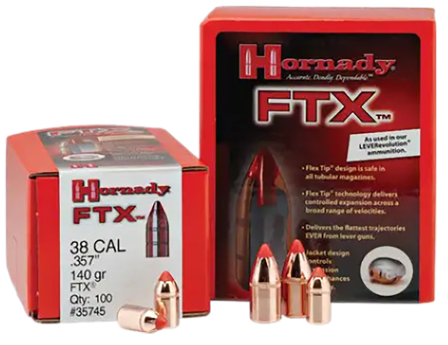 Hornady 45215 FTX  45 Cal .452 200 gr Flex Tip eXpanding 50 Per Box/ 25 Case