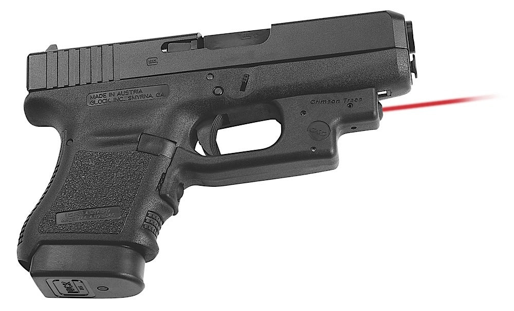 Crimson Trace 0123401 LG-436 Laserguard  Black Red Laser Glock Compact & Subcompact