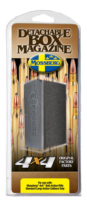 Mossberg 95033 Drop Box Magazine Patriot 5rd 270 Win/30-06 Springfield/25-06 Rem Fits Mossberg 4x4 Long Action Black Polymer