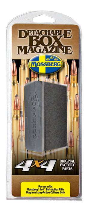 Mossberg 95034 Drop Box Magazine Patriot 3rd 338 Win Mag/300 Win Mag/7mm Rem Fits Mossberg 4x4 Long Action Black Polymer