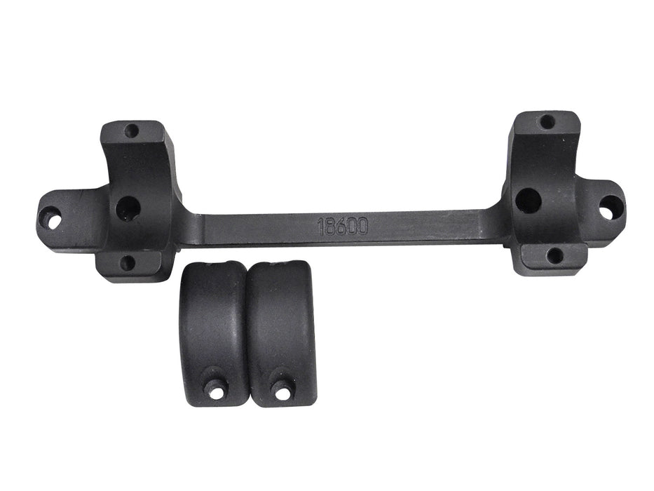 DNZ 18600 Game Reaper-Winchester Scope Mount/Ring Combo Matte Black 1"