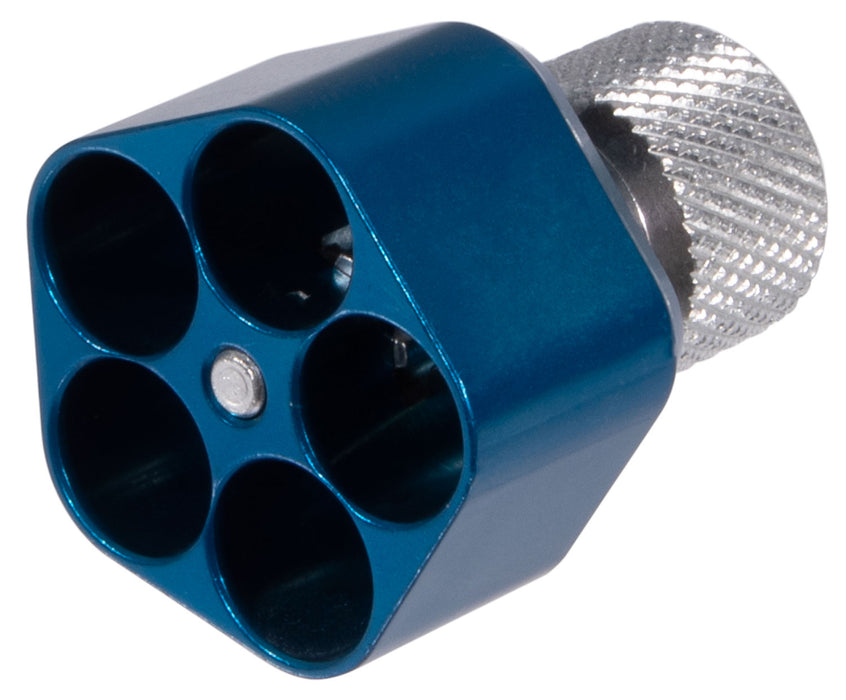 Pachmayr 02650 Competition Speedloader made of Aluminum with Blue Finish for S&W J Frame