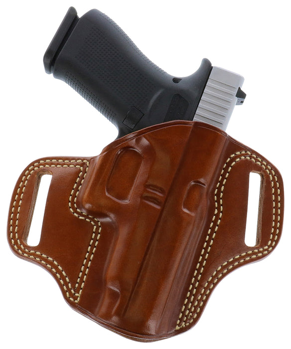 Galco CM158 Combat Master  OWB Tan Leather Belt Slide Fits S&W J Frame Fits Charter Arms Undercover Right Hand