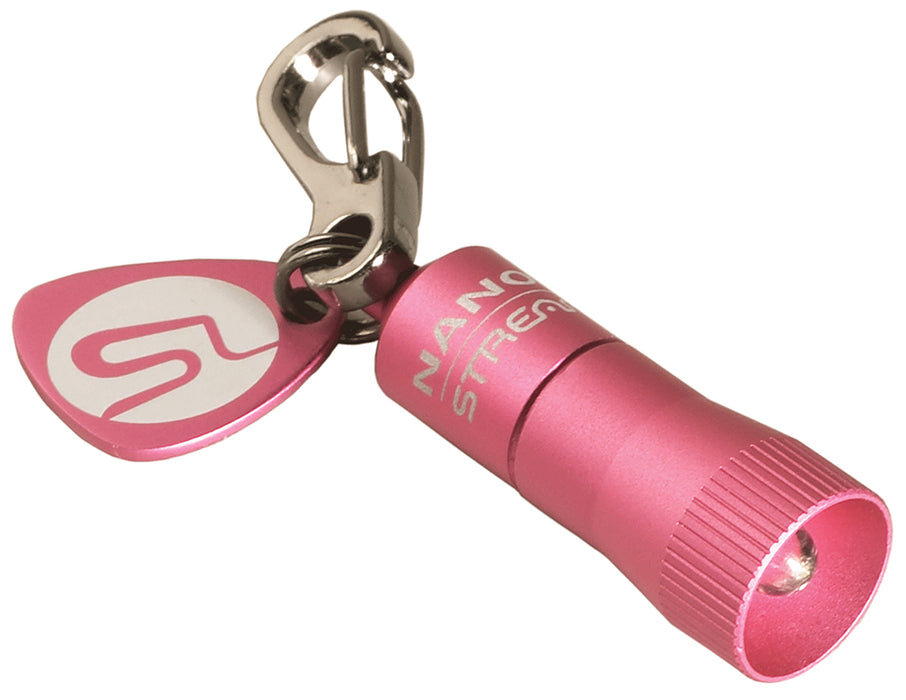 Streamlight 73003 Pink Nano Light Flashlight  Anodized 10 Lumens White LED