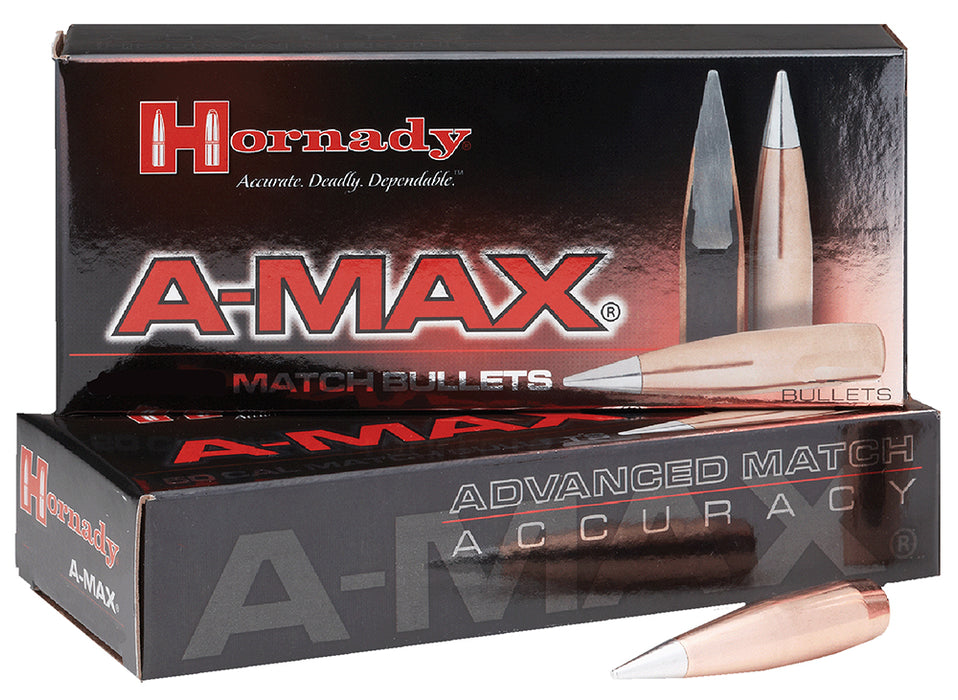 Hornady 5165 A-MAX  50 Cal 750 gr A Max 20 Per Box/ 12 Case