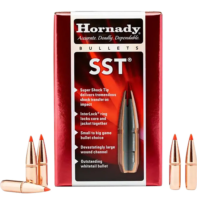 Hornady 26302 SST  6.5mm .264 140 gr Super Shock Tip 100 Per Box/ 15 Case