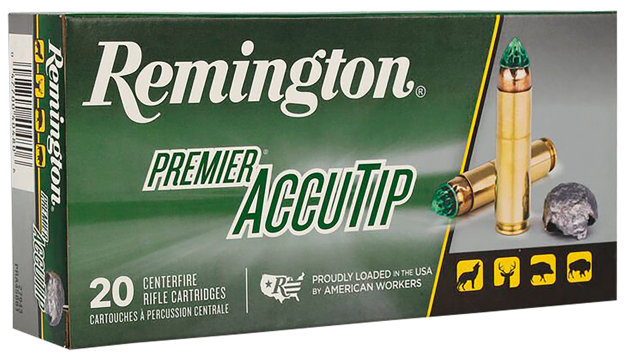 Remington Ammunition 27943 Premier Accutip 450Bushmaster 260gr AccuTip 20 Per Box/10 Case