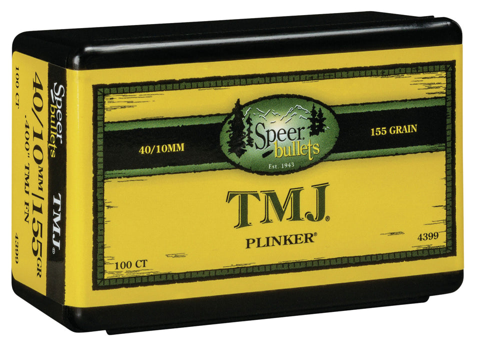 Speer 4399 TMJ  40 Cal .400 155 gr Total Metal Jacket 100 Per Box/ 5 Case