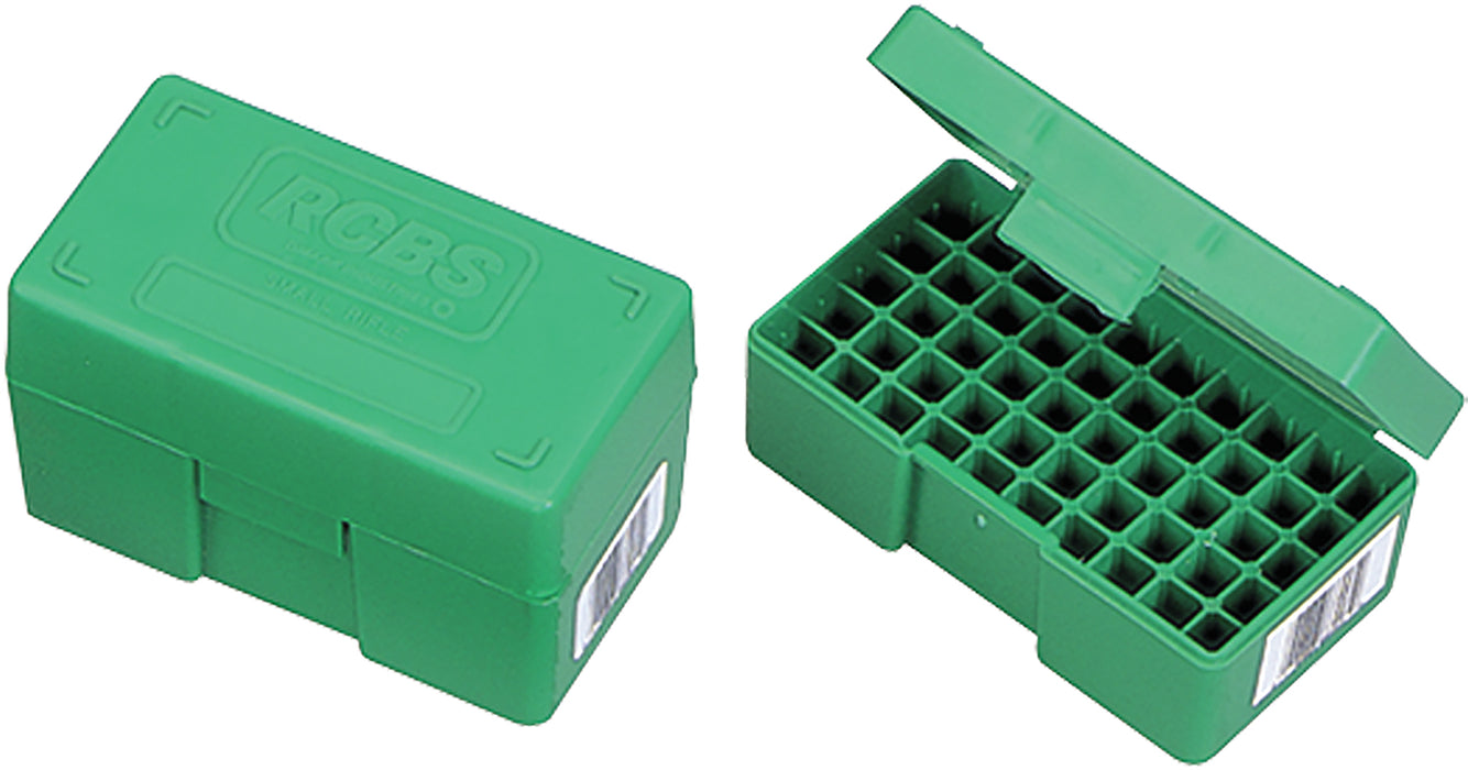 RCBS 86902 Ammo Box  for Medium Rifle Green Plastic