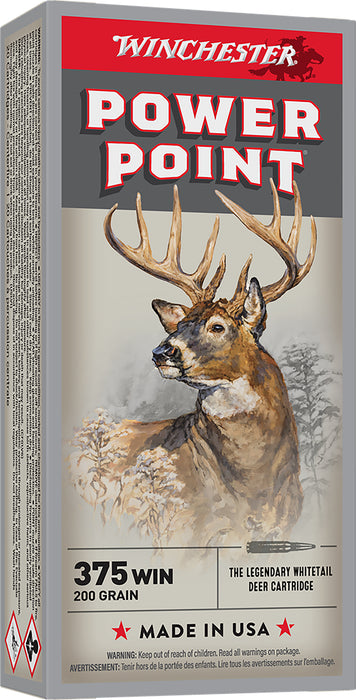 Winchester Ammo X375W Super X  375Win 200gr Power Point 20 Per Box/10 Case