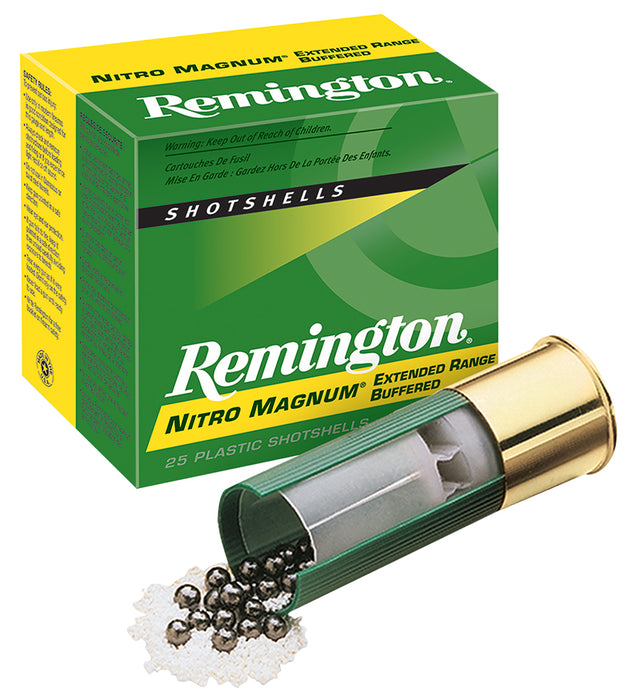 Remington Ammunition 20674 Nitro Magnum  20 Gauge 3" 1 1/4 oz 1185 fps 6 Shot 25 Bx/10 Cs