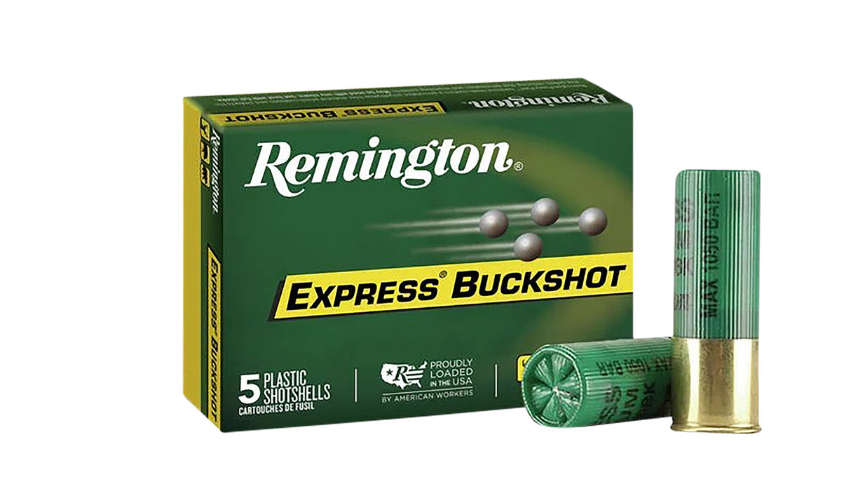 Remington Ammunition 20622 Express  12 Gauge 2.75" 12 Pellets 1275 fps 0 Buck Shot 5 Bx/50 Cs