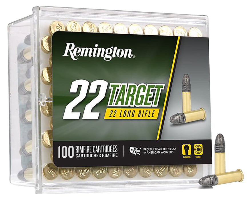 Remington Ammunition 21022 Target  22 LR 40 gr Round Nose (RN) 50 Bx/ 100 Cs