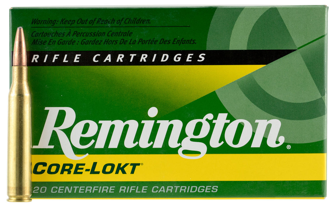 Remington Ammunition 21515 Core-Lokt  25-06 Rem 120 gr Core Lokt Pointed Soft Point 20 Per Box/ 10 Case