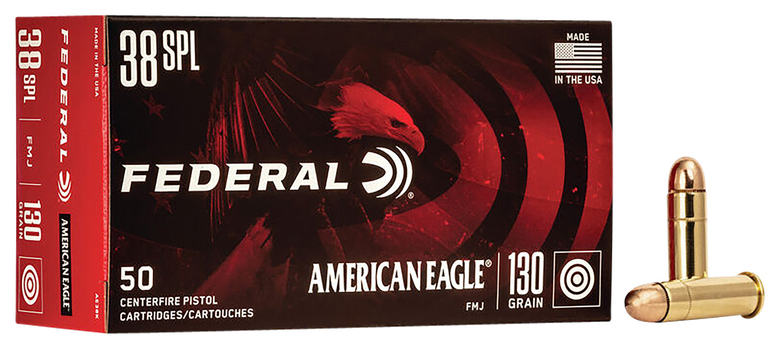 Federal AE38K American Eagle Handgun 38Special 130gr Full Metal Jacket