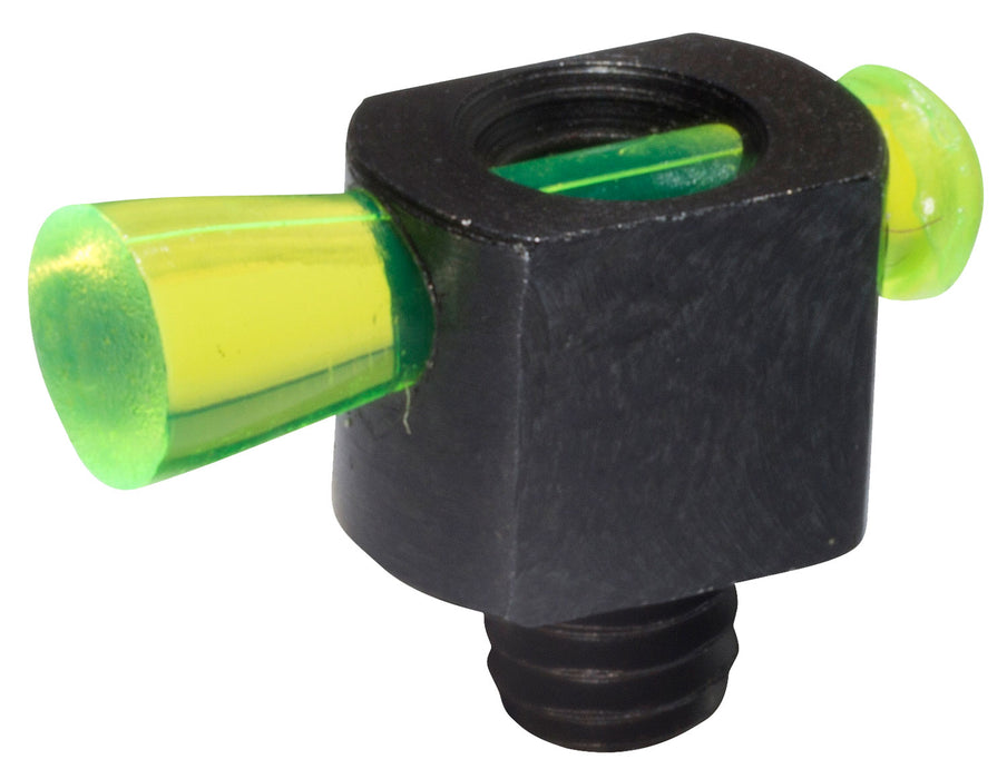 HiViz BD1007G Spark II Bead Replacement Front Sight  Black | Green Fiber Optic Universal Threads