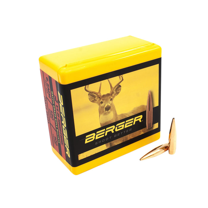 Berger Bullets 26503 VLD Hunting Match Grade 6.5Creedmoor 130gr 100/Box