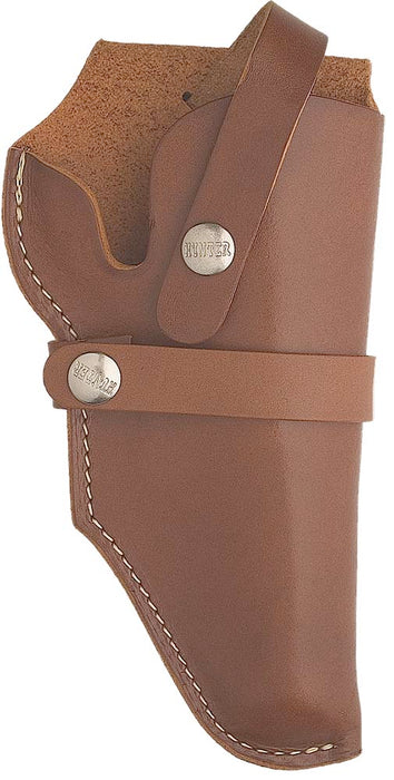 Hunter Company 1190 Hip Holster  OWB Chestnut Tan Leather Belt Loop Fits Taurus Judge 3" Cylinder Fits 2-3" Barrel Right Hand