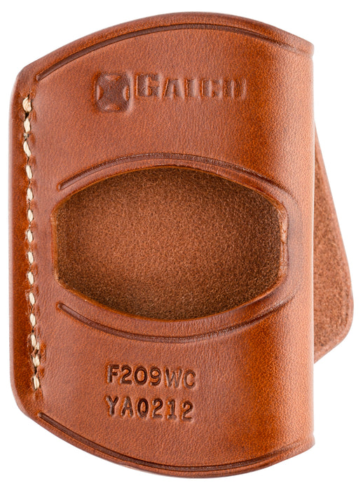 Galco YAQ212 Yaqui  OWB Tan Leather Belt Slide Fits 1911 Fits 3-5" Barrel Right Hand