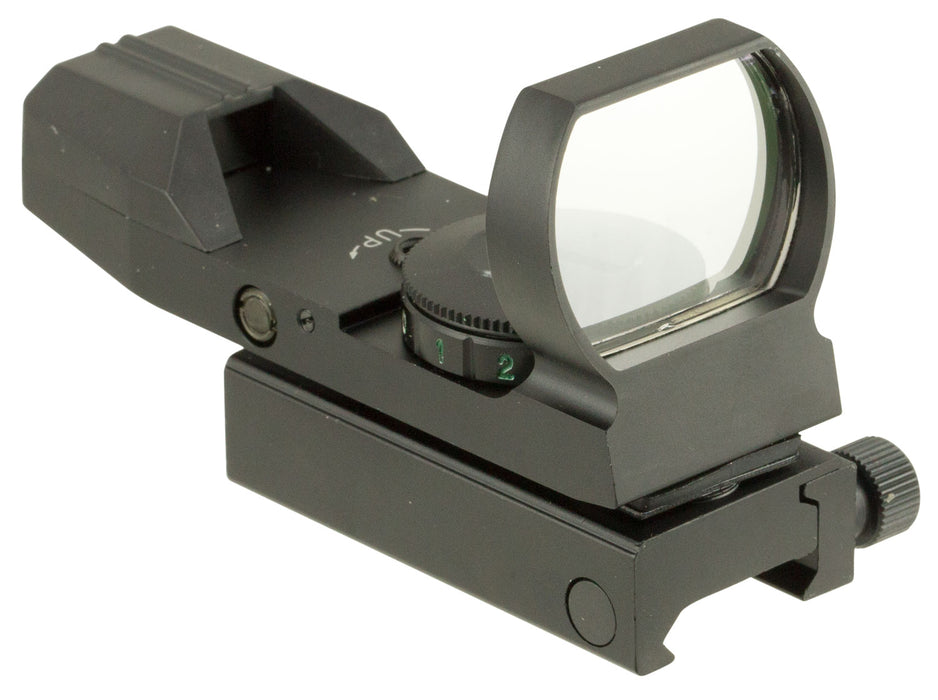 TruGlo TG-8370B Open Dot Sight  Black Anodized 1x 34mm 5 MOA Dual (Red/Green) Illuminated Dot Reticle