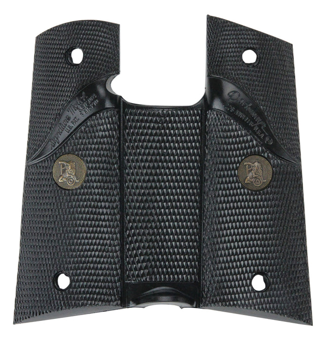 Pachmayr 02919 Signature Grip Wraparound Checkered Black Rubber for Colt MK IV Series 80 Delta Elite